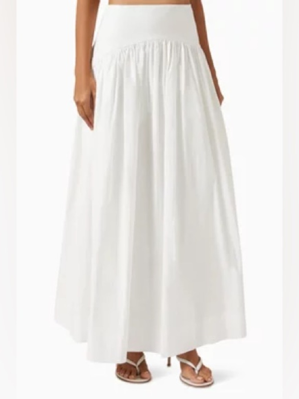 Shona Joy White Maxi Skirt